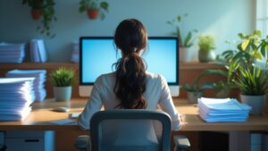 Leonardo_Phoenix_10_A_serene_atmosphere_pervades_the_office_sc_0