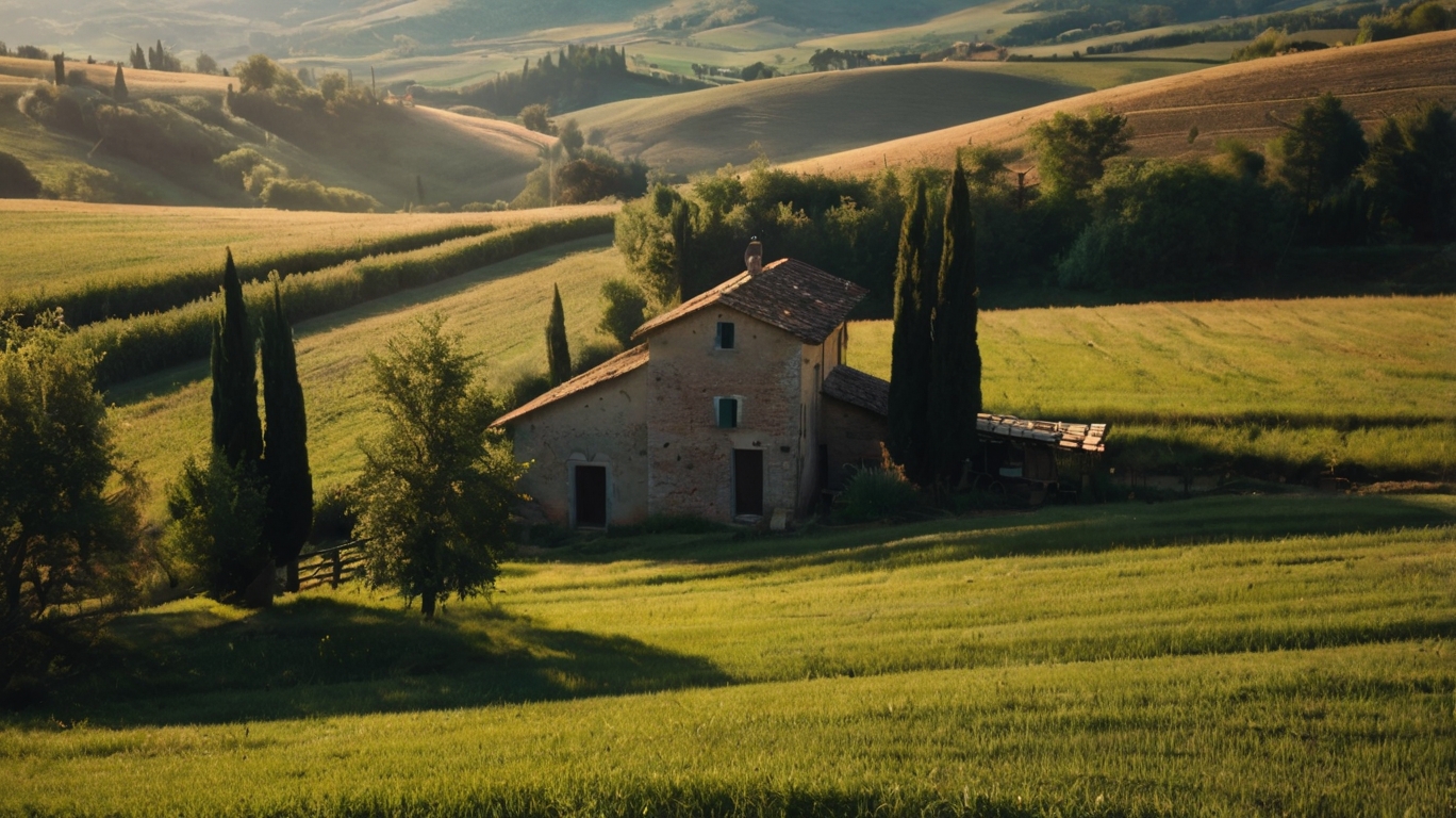 Leonardo_Kino_XL_Italian_farm_land_sunny_day_3 CBD in Italien