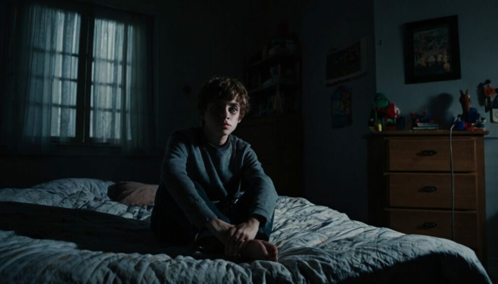 Leonardo_Kino_XL_mad_student_sitting_on_his_bed_big_eyes_a_sha_3