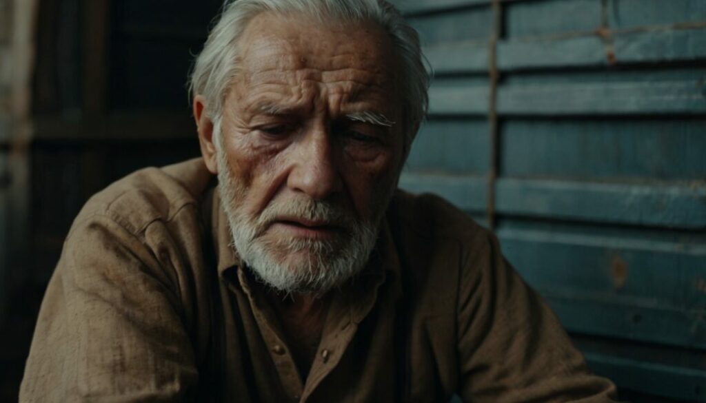 Leonardo_Kino_XL_old_man_suffering_from_cramps_0